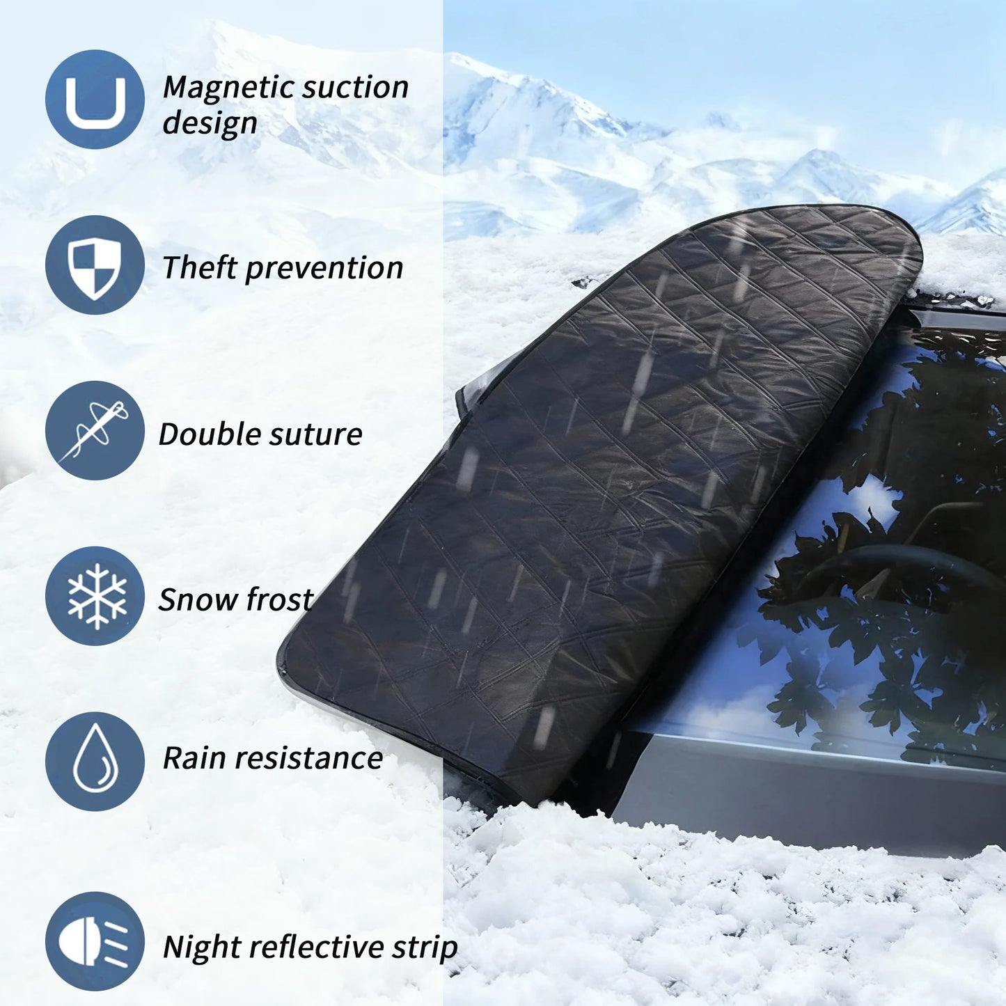 ClearView™ Anti-Theft Magnetic Windshield Cover