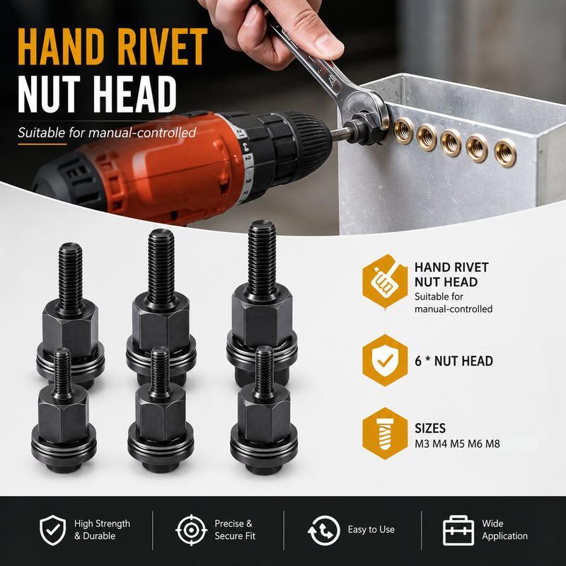 ThreadDriver™ Rivet Nut Drill Adapter Kit