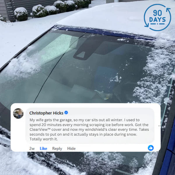 ClearView™ Anti-Theft Magnetic Windshield Cover