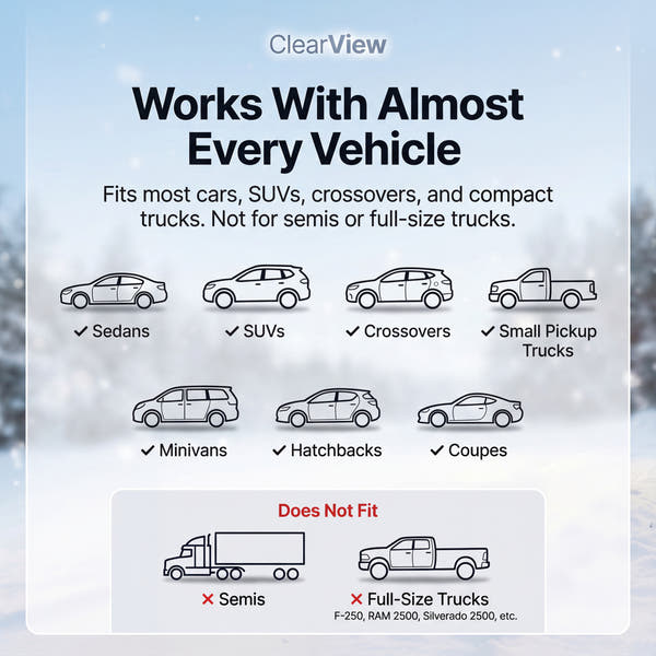 ClearView™ Anti-Theft Magnetic Windshield Cover