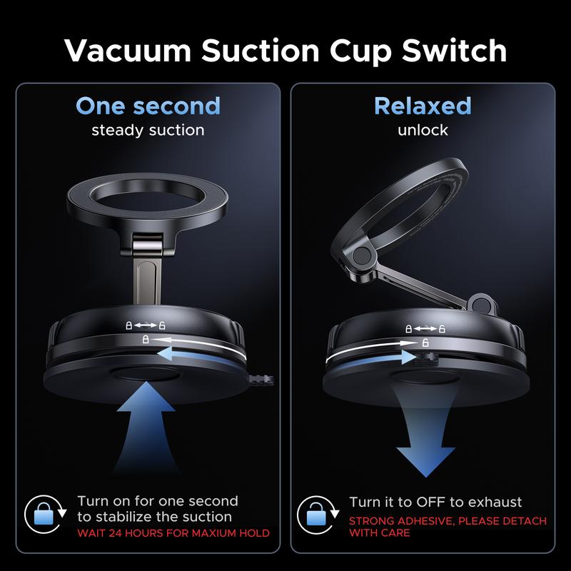 ClearMount 360° Magnetic Suction Phone Holder