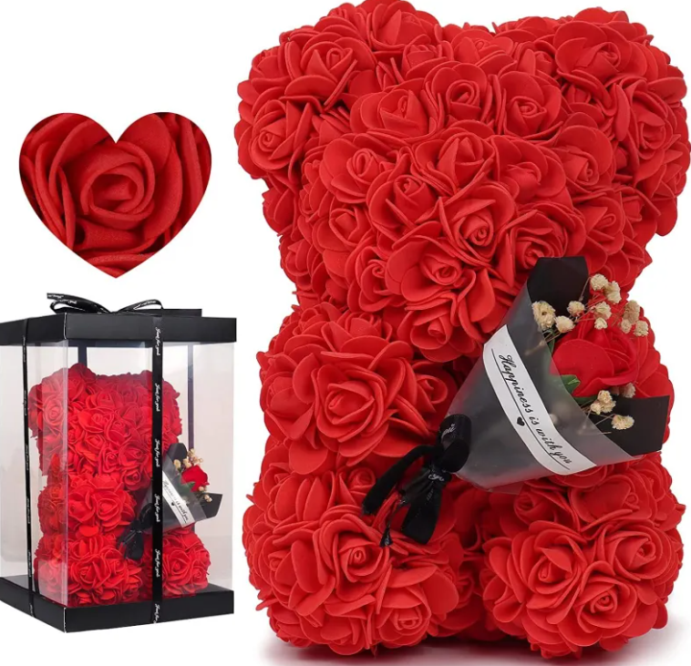 Eternal Rose Bear