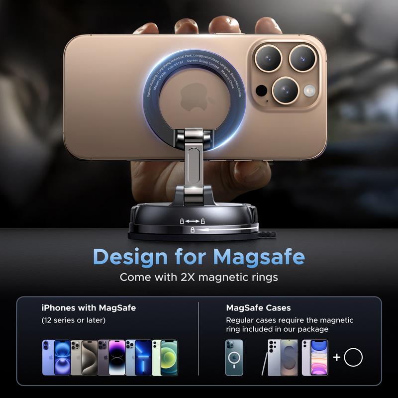 ClearMount 360° Magnetic Suction Phone Holder