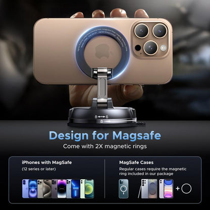 ClearMount 360° Magnetic Suction Phone Holder