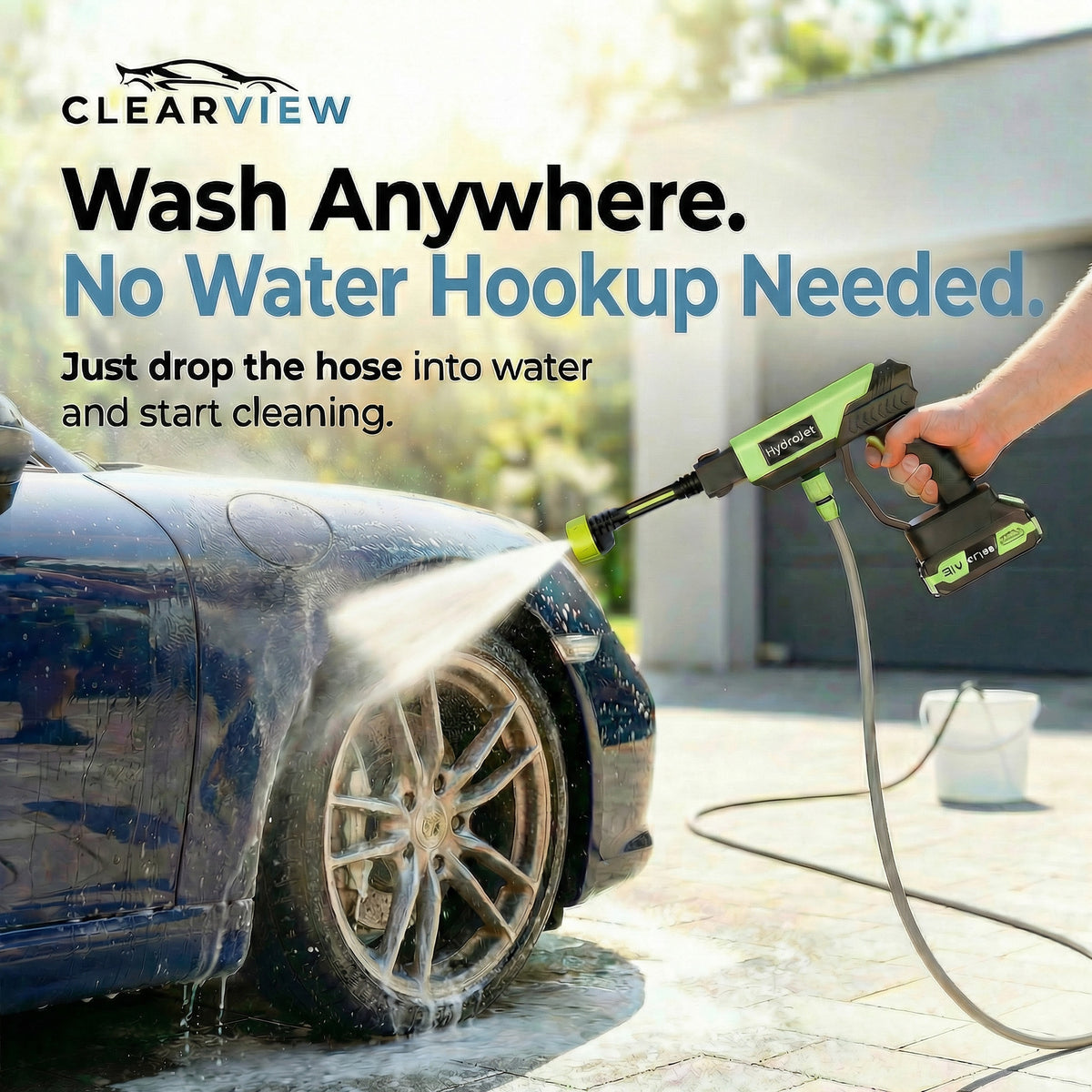 ClearView HydroJet™ Cordless Power Cleaning Kit